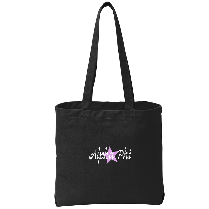 Alpha Phi Sorority Star Tote Bag