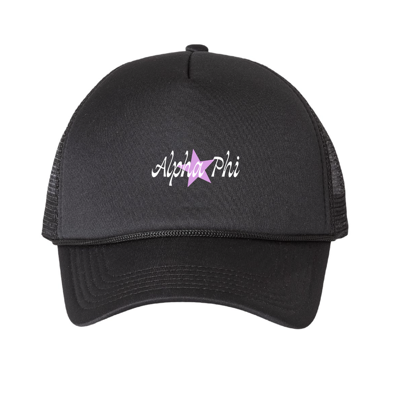 Alpha Phi Sorority Star Foam Trucker Hat
