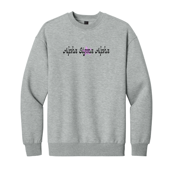 Alpha Sigma Alpha Sorority Star Crewneck Sweatshirt