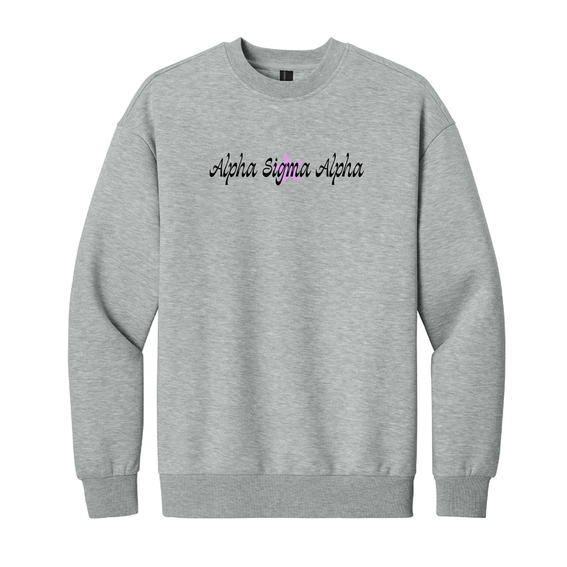 Alpha Sigma Alpha Sorority Star Crewneck Sweatshirt