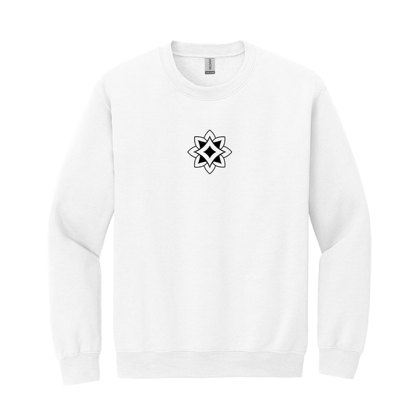 Display your Alpha Sigma Alpha sisterhood with joy and classic style in this Gildan crewneck sweatshirt. It features your cherished ΑΣΑ Logomark expertly embroidered on the center chest in black
