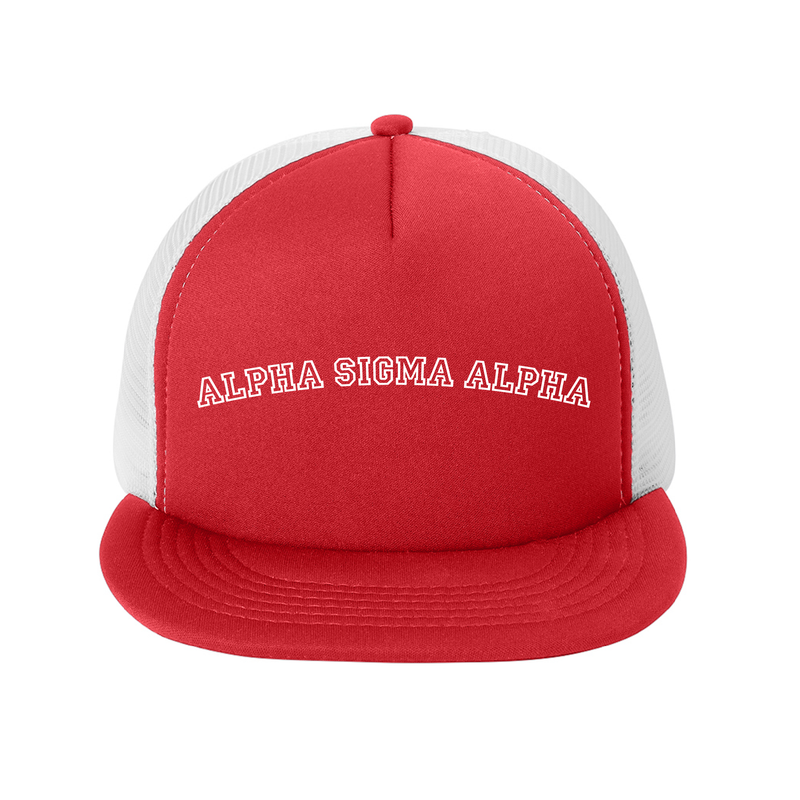 Alpha Sigma Alpha Fall Essentials Foam Trucker Hat