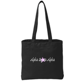 Alpha Sigma Alpha Sorority Star Tote Bag