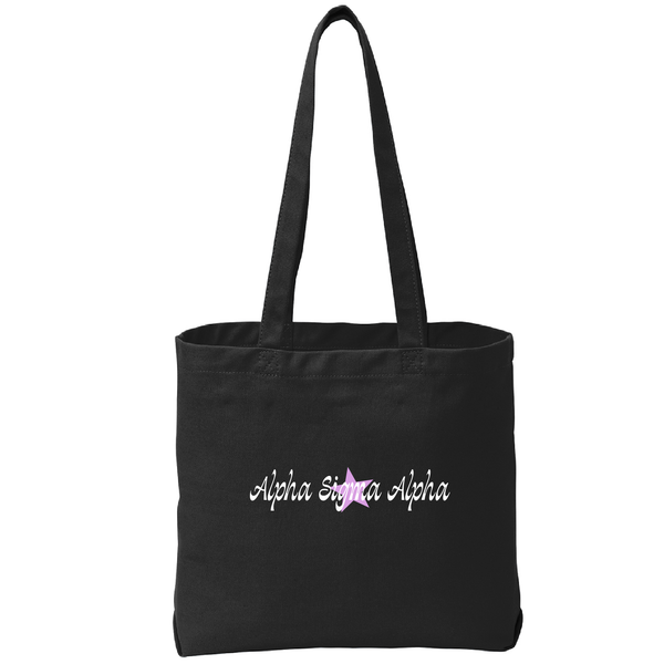 Alpha Sigma Alpha Sorority Star Tote Bag