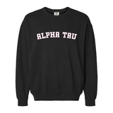 Alpha Sigma Tau Sorority Varsity Basics Crewneck Sweatshirt