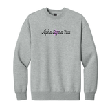Alpha Sigma Tau Sorority Star Crewneck Sweatshirt