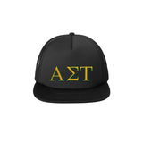 Alpha Sigma Tau Sorority Foam Trucker Hat Embroidered Greek Letters