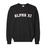 Alpha Xi Delta Sorority Varsity Basics Crewneck Sweatshirt