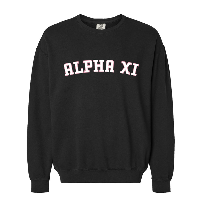 Alpha Xi Delta Sorority Varsity Basics Crewneck Sweatshirt