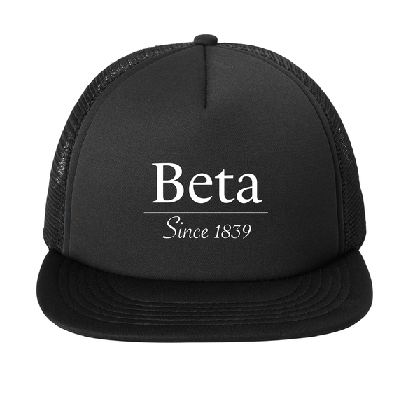 Beta Theta Pi Fraternity Established Embroidered Foam Trucker Hat