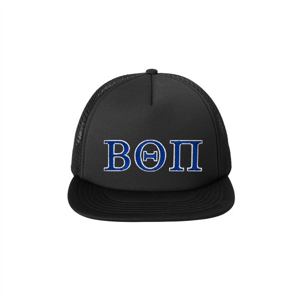 Beta Theta Pi Fraternity Foam Trucker Hat Embroidered Greek Letters