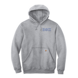 Beta Theta Pi Fraternity Carhartt Embroidered Greek Letter Midweight Hooded Sweatshirt