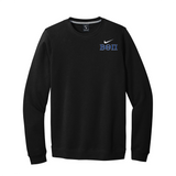 Beta Theta Pi Fraternity Nike Embroidered Greek Letter Crewneck Sweatshirt