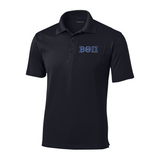 Beta Theta Pi Fraternity Embroidered Greek Letter Sport-Tek Micropique Polo