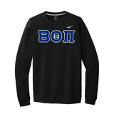 Beta Theta Pi Fraternity Nike Greek Letter Crewneck Sweatshirt.