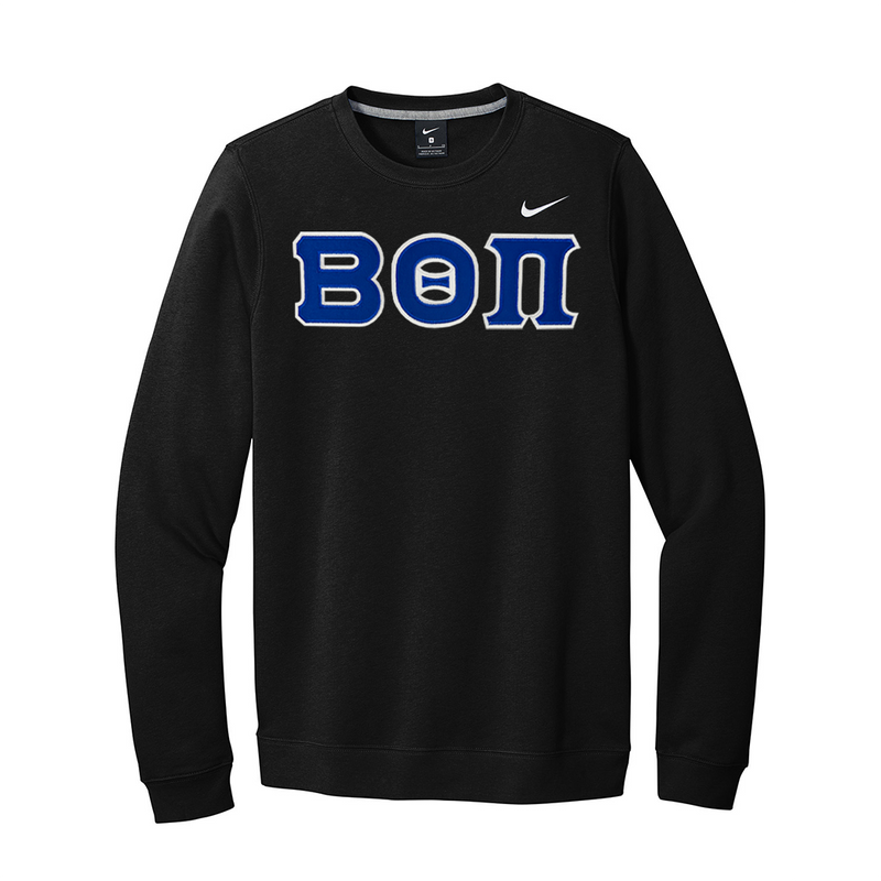 Beta Theta Pi Fraternity Nike Greek Letter Crewneck Sweatshirt.