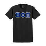Beta Theta Pi Fraternity Sewn on Greek Letter Gildan T-shirt