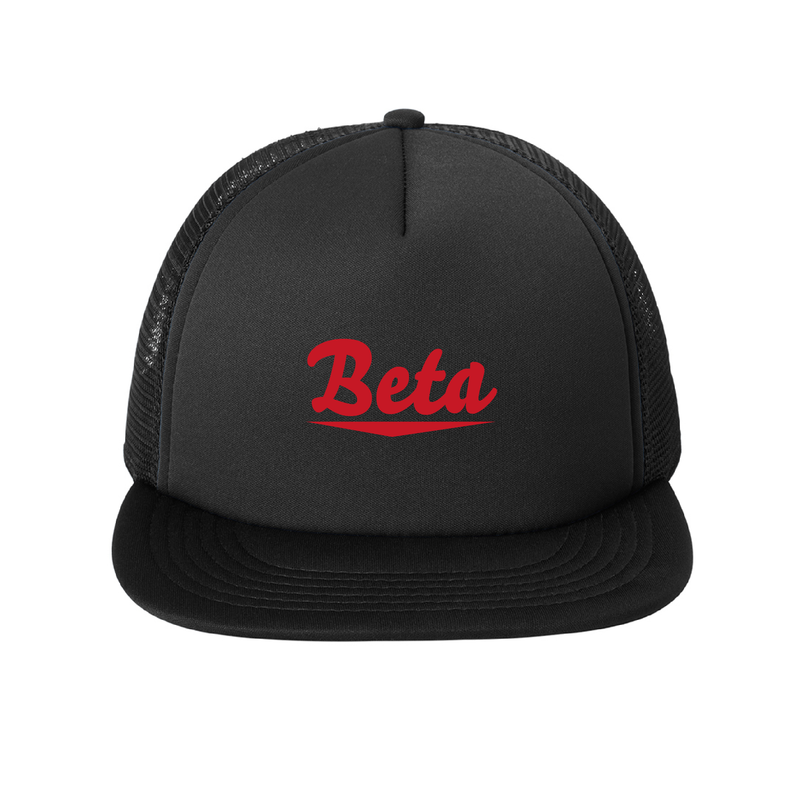 Beta Theta Pi Fraternity Baseline Embroidered Foam Trucker Hat
