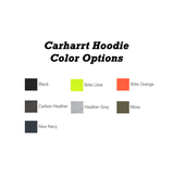 Pi Kappa Phi Fraternity Carhartt Greek Letter Midweight Hooded Sweatshirt