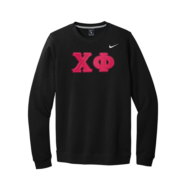 Chi Phi Fraternity Nike Greek Letter Crewneck Sweatshirt