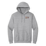 Chi Psi Fraternity Embroidered Greek Letters Gildan Hoodie