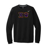 Chi Psi Nike Greek Letter Crewneck Sweatshirt