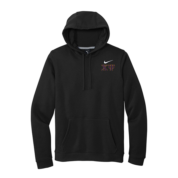 Chi Psi Fraternity Nike Hoodie Embroidered Greek Letters