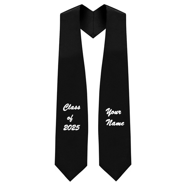 Custom Embroidered Graduation Stole