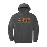 Delta Kappa Epsilon Comfort Colors Hoodie - Sewn on Greek Letters