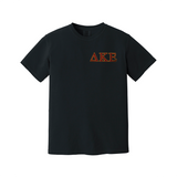 Delta Kappa Epsilon Comfort Colors T-Shirt - Embroidered Greek Letters