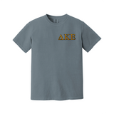 Delta Kappa Epsilon Comfort Colors T-Shirt - Embroidered Greek Letters