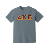 Delta Kappa Epsilon Comfort Colors T-Shirt - Sewn on Greek Letters
