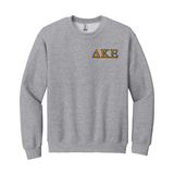 Delta Kappa Epsilon Crewneck - Embroidered Greek Letters