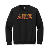 Delta Kappa Epsilon Crewneck Sweatshirt - Sewn on Greek Letters
