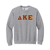Delta Kappa Epsilon Crewneck Sweatshirt - Sewn on Greek Letters