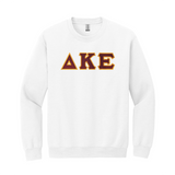 Delta Kappa Epsilon Crewneck Sweatshirt - Sewn on Greek Letters