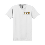 Delta Kappa Epsilon Embroidered Greek Letter T-shirt