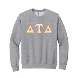 Delta Tau Delta Greek Letter Crewneck Sweatshirt