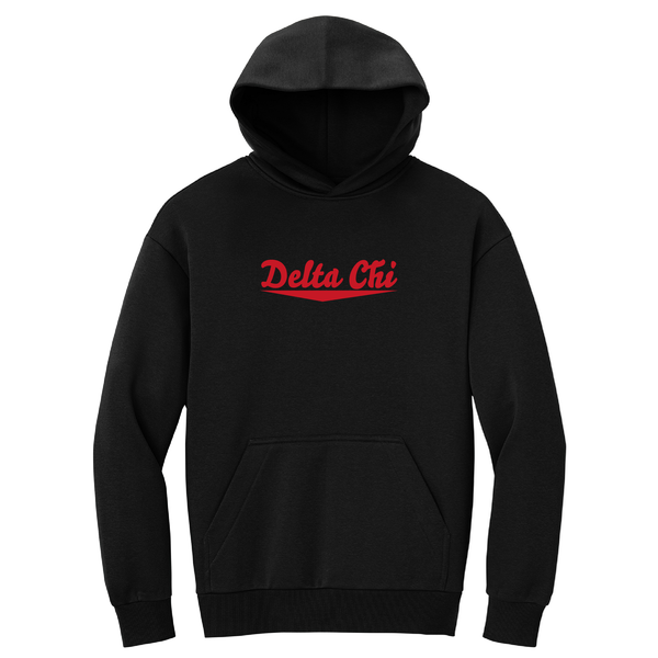 Delta Chi Fraternity Baseline Embroidered Hoodie