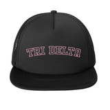 Delta Delta Delta Sorority Varsity Basics Foam Trucker Hat