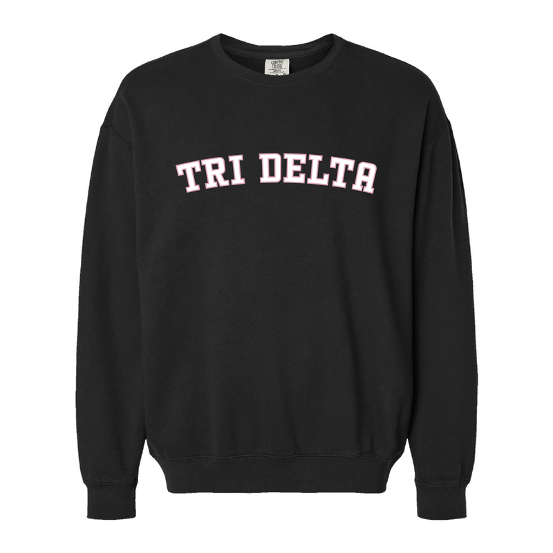 Delta Delta Delta Sorority Varsity Basics Crewneck Sweatshirt