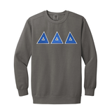 Delta Delta Delta Sorority Comfort Colors Greek Letter Crewneck Sweatshirt