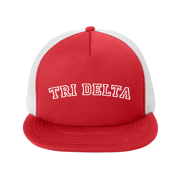 Delta Delta Delta Sorority Fall Essentials Foam Trucker Hat