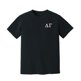 Delta Gamma Sorority Embroidered Greek Letter Comfort Colors T-shirt
