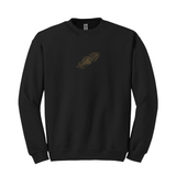 Wear your Delta Gamma Floral Element with pride and classic style in this warm Gildan crewneck sweatshirt. It features your distinct ΔΓ Floral Element expertly embroidered on the center chest