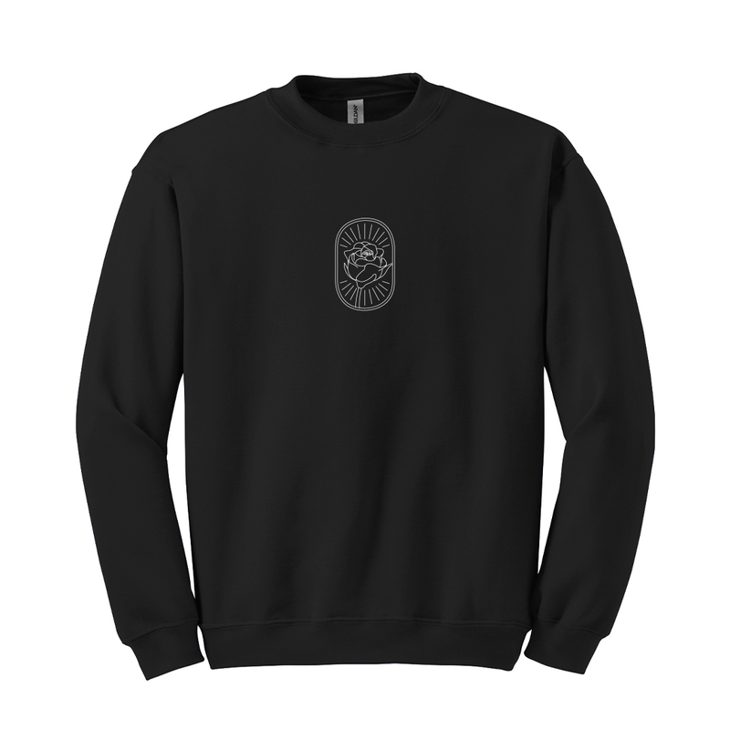 Wear your Delta Gamma Foundation Badge with pride and classic style in this warm Gildan crewneck sweatshirt. It features your distinct ΔΓ Foundation Badge expertly embroidered on the center chest
