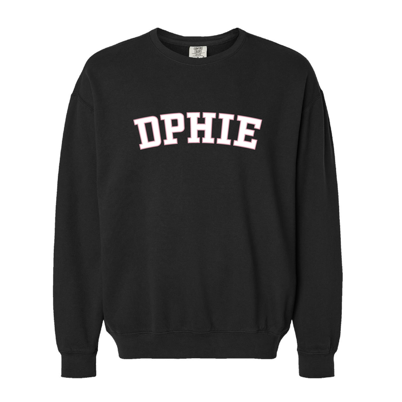 Delta Phi Epsilon Sorority Varsity Basics Crewneck Sweatshirt