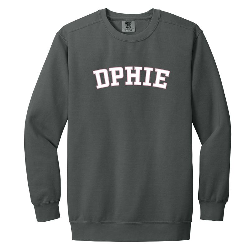 Delta Phi Epsilon Sorority Varsity Basics Crewneck Sweatshirt