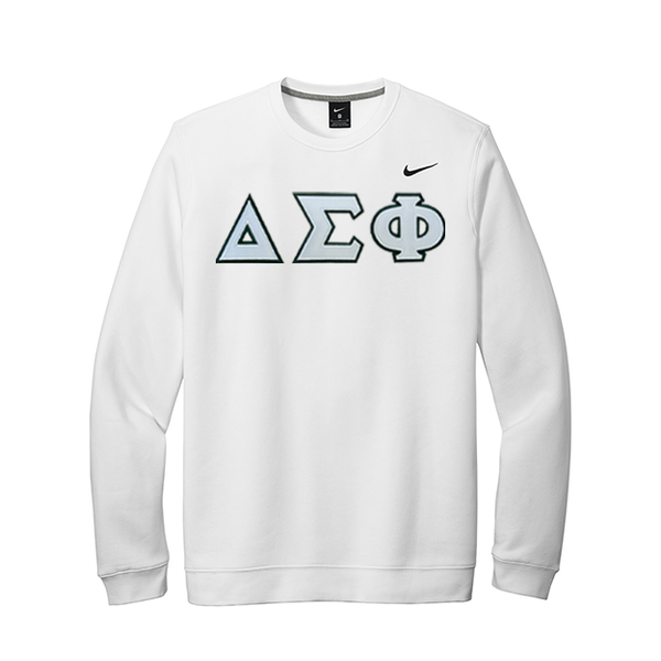 Delta Sigma Phi Fraternity Nike Greek Letter Crewneck Sweatshirt