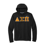Represent your Delta Sigma Pi fraternity in this premium Nike hoodie. Your distinguished ΔΣΠ Greek letters are sewn on using high-quality satin stitching for a classic, durable look.
